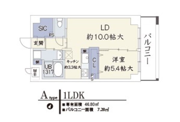 エーデルホーフ住吉本町の物件間取画像